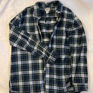 LLBean womens flannel size XL worn once